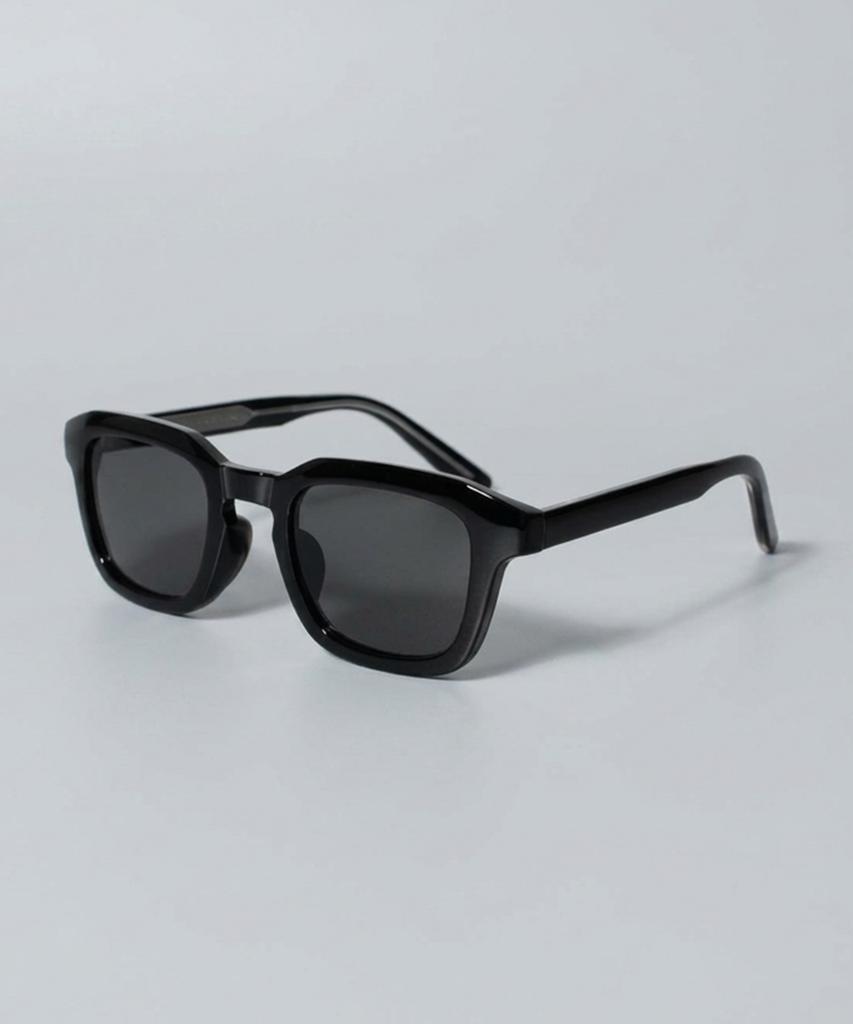 Tukyubeu Modern Crown Panto Sunglasses(Black)