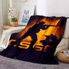 1pc Blanket - C-Counter strike2 CS2  Print Design,Lightweight Blanket for Sofa,Bed- Soft &Warm,Gift for All Seasons