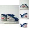 Cozy Shark Slippers Women Men Plush Animal Indoor Winter Warm Floor Shoes 3d