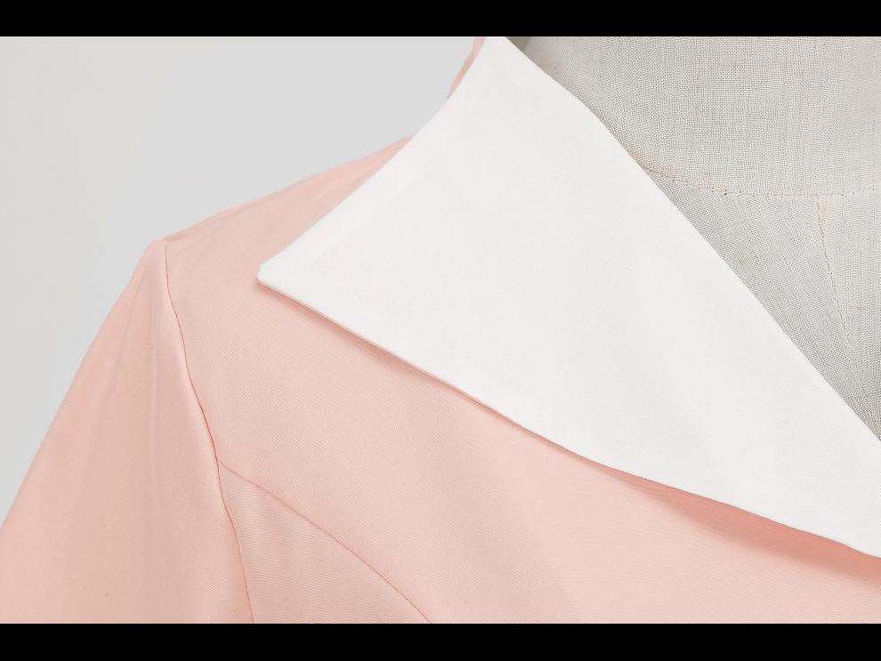 Vestido de festa retrô com decote em V e manga curta, estilo anos 50, cor sólida, 2022