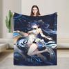 Iuno Wuthering Waves Game Blanket Quality Soft Warm  Throw Blanket Autumn Picnic Couch Bed Fashion Bedspread