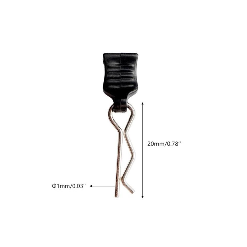 12pcs R-type RC Car Body Clips Pin with Tab RC Cars Parts Car Body Shell Clip  Model Assembly