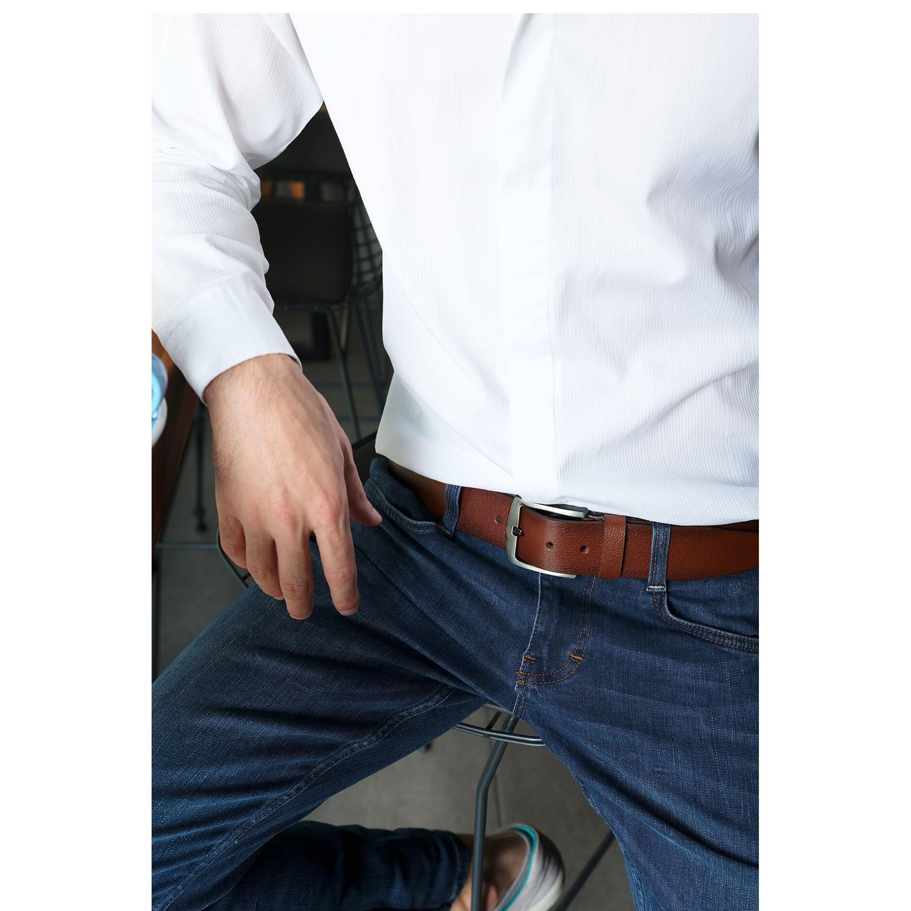 

Мужской джинсовый ремень Tan Sport