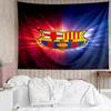 Arazzo FC Barcelona per Camera da Letto Estetica Arazzi per Aula Appeso a Parete per Soggiorno Dormitorio Ufficio, Regalo Creativo Ideale