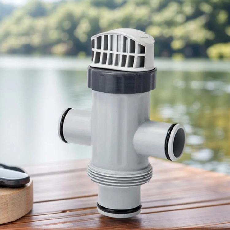 Universal Pool Plunger Valves with Conversion Adapters Plastic Texture for Pools Enhanced Filtration and Maintenance