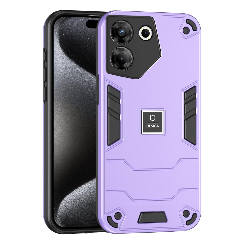2 In 1 Armor Shockproof Phone Case For TECNO CAMON 20 19 PRO 4G 19Pro 5G 19Neo Soft TPU Frame Hard Plastic Protective Back Cover