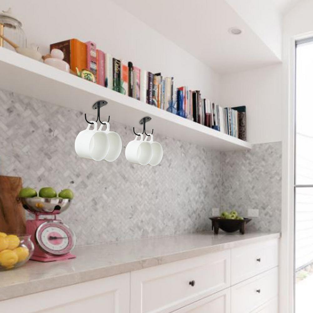 Cabinet Organizer Kitchen Utensil Coffee Cup Mug Rack Cup Holder Storage Shelf Cup Hanger