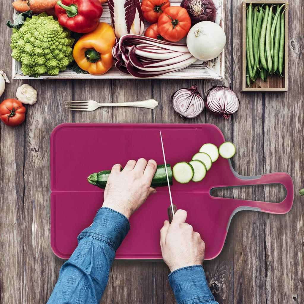 Flexible Cutting Board Beige, Bendable, Made Of Plastic