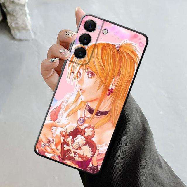 

Розовый Death Note Light Misa чехол для телефона Samsung Galaxy S23 S22 S21 S20 Fe Ultra S10 S9 S8 Plus Note 20ultra 10plus чехол For Samsung S21