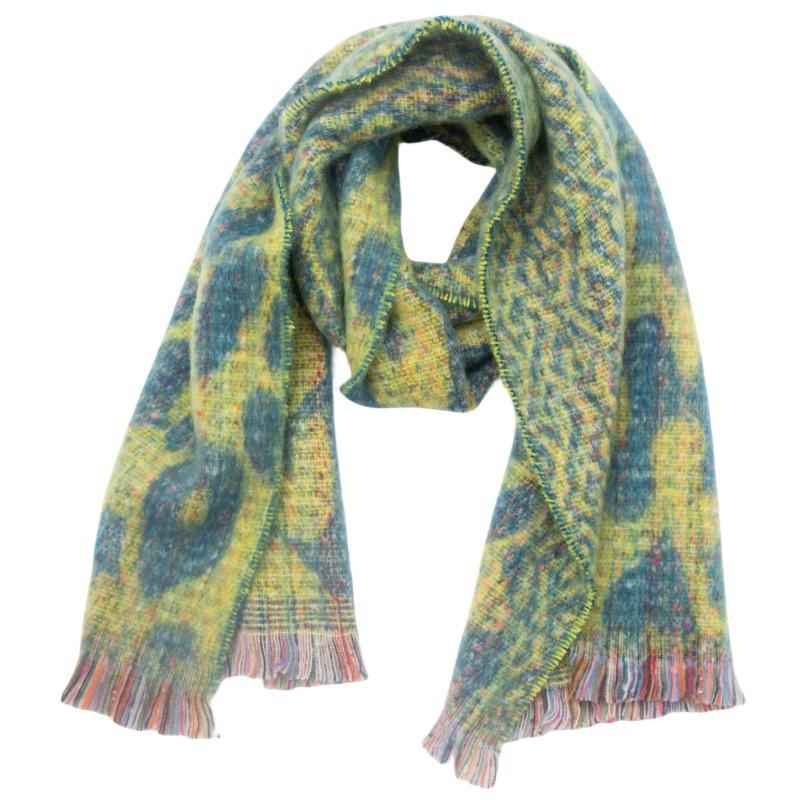 Ladies' New Double-Sided Thickened Versatile European And American Autumn And Winter Scarf, Air Conditioning Shawl