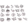 30pcs/lot No Fade Charms 316 Stainless Steel Butterfly tree heart Charms handmade Craft pendant Jewelry Making,DIY for necklace