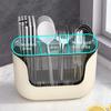 1pc Kitchen Chopstick Spoon Storage Box Double-layer Detachable Kitchenware Draining Rack Countertop Tableware Chopstick Cage