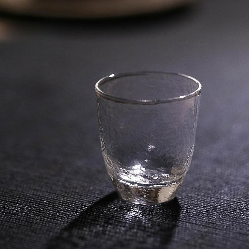 Transparent liten glas-kung fu-tekopp i japansk stil, liten kapacitet, värmebeständig, hushålls-teservis, tekoppstillbehör, ny