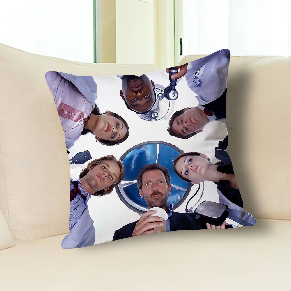 TV H-Houses MD Anime Celebrity Merchandise All-Match Printed Pillow Case Sofa Car Office Room Decoration Protector