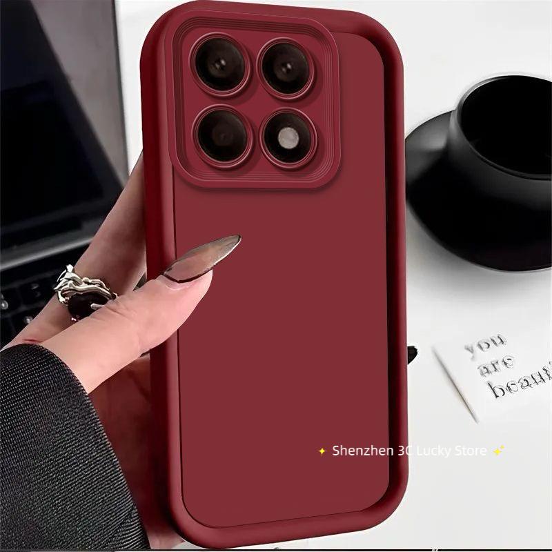 For Xiaomi Poco F6Pro Little F6 Pro Case For Redmi K70 K 70 Pro K70Pro Back Cover Silicone Protection Matte Shockproof Soft Case