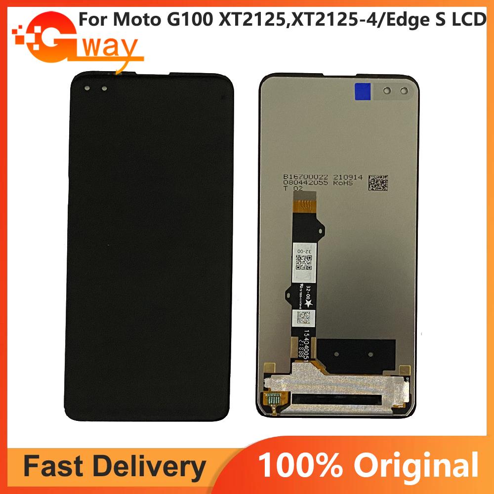 

LCD Screen and Digitizer Full Assembly For Moto G100 XT2125, XT2125-4 Edge S