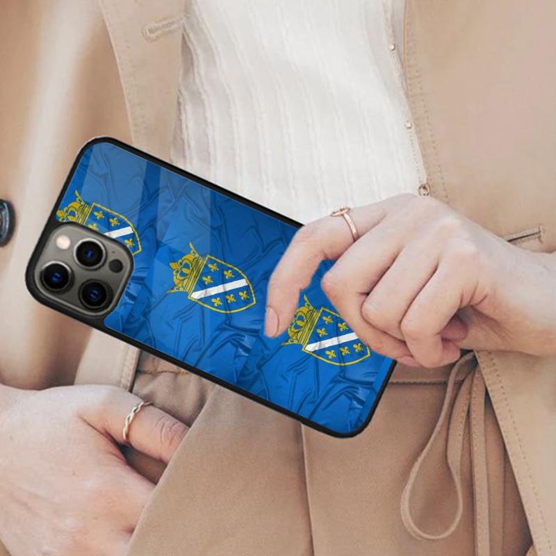 Bosnia Splash Bosnia Flag Magnetic Phone Case For APPLE iPhone 17 Air 16 14 13 12 Pro Max 15 Plus Wireless Charge MagSafe Cover