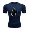 Men's Compression Athletic Workout T-Shirt, German Shepherd