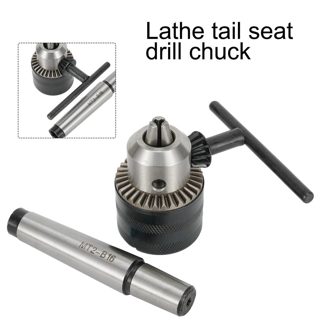 5/64\'\' To 1/2\'\' Drill Chuck Tool With MT2 Morse Taper Arbor and Key For Lathe