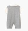 Trendy Summer Lapel Baby Boy Romper – Stylish Infant Crawling Suit for One-Year-Olds