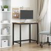 Vintage Wood Table 100 X 50 X 76.5 Cm Engineered Wood and Steel