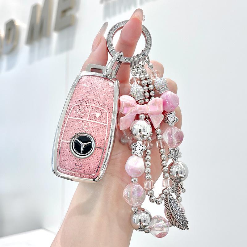 Mercedes-Benz Schlüsselabdeckung für E300L, C260L, 180L, A200L, C200L, GLC260, GLA200 (Für Frauen)