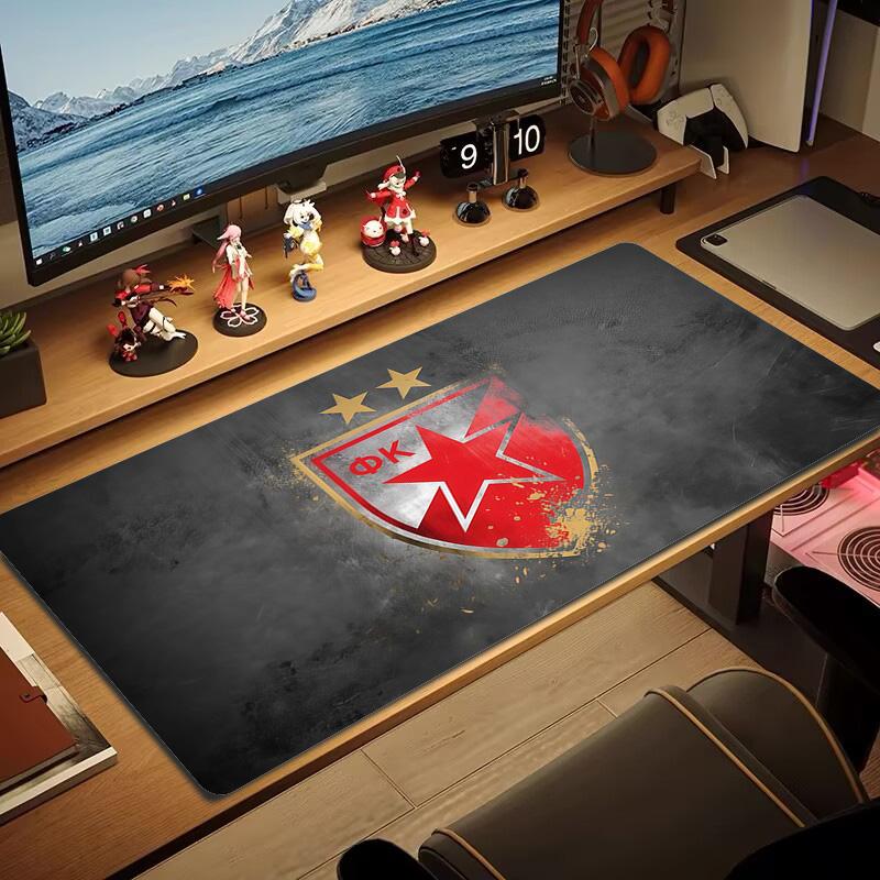 Crvena zvezda2 Print Cushion Non-slip Laptop Tablet Big Mousepad XXL Mat Mini PC Playmat With Lock edge