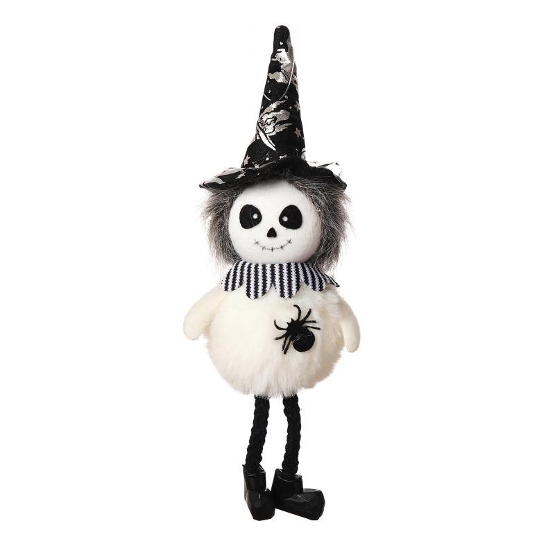 Halloween Decoration Witch Pumpkin Black Cat Round Belly Pendant Haunted House Plushy Halloween Accessorie Party Favor Xmas Gift
