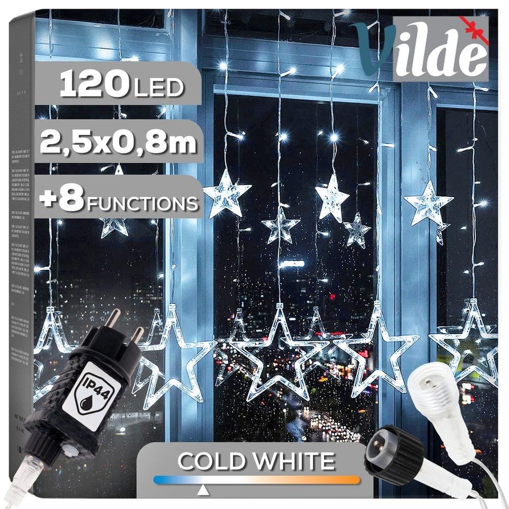 Light Curtain Christmas Garland Outdoor Garden Lights 120LED 2.5m