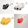Eye-catching 3d Love Heart Mirror Wall Stickers Decal To Enhance Your Space