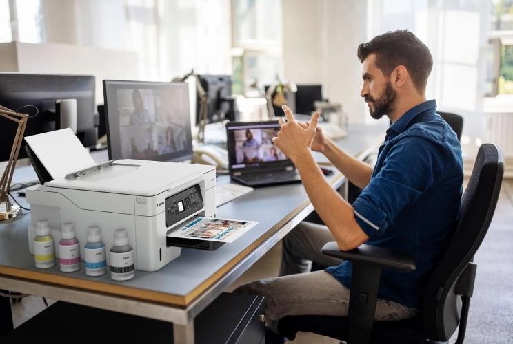 Tiskárna Canon Maxify Gx3050 Inkoustová Barevná Multifunkční A4 18 Stran/Min USB Wi-Fi