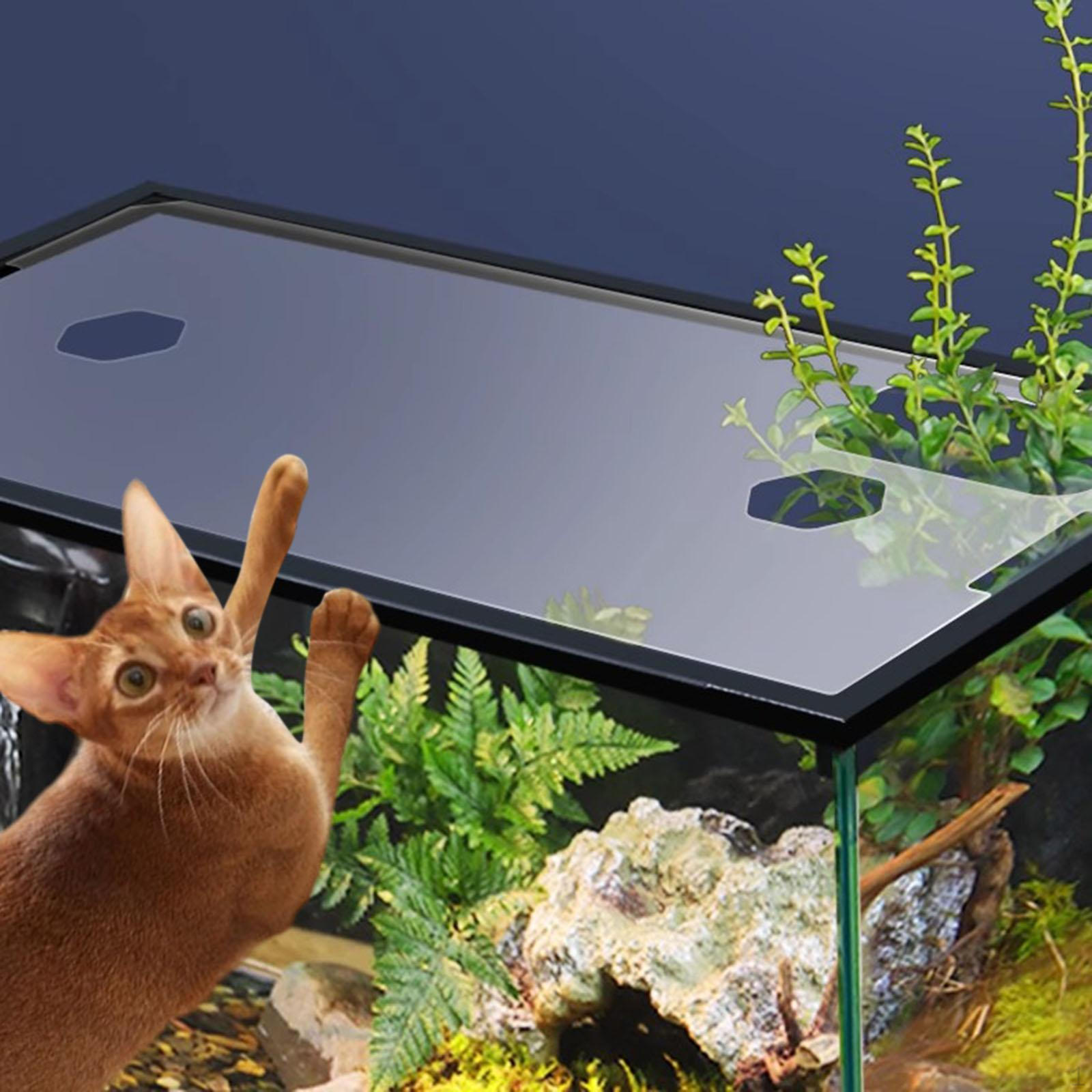 

Крышка для аквариума с рамкой Защита от выпрыгивания для аквариумов без центральных распорок 40cmx22.5cmx1.2cm_For 40