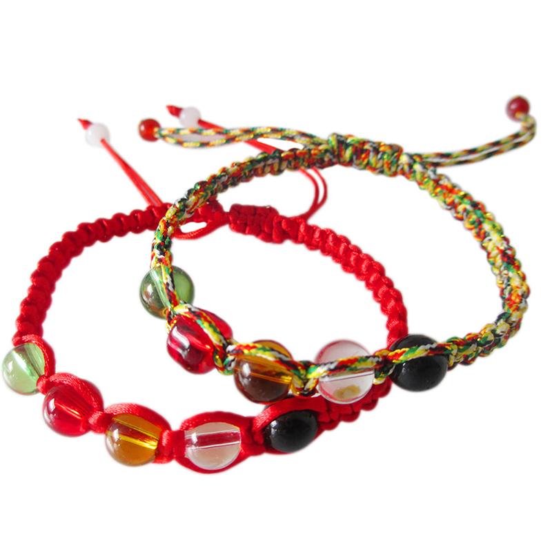 Braided  Lucky Bracelet Engry Healing Bangles Couple Jewelry Gift