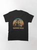 Lança em Chamas Vintage Lança de Artes Ardentes Músico Clássico Camiseta Clássica