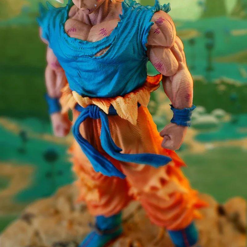 28cm Dragon Ball Anime Figure Vf Son Goku Action Figurine First Generation Super Saiyan Goku Model Collection Dbz Goku Doll Toy