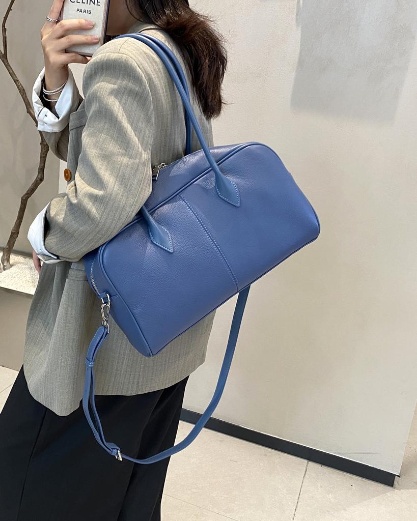 Large Capacity Retro Tote Bag For Women 2025 New Style High-Quality Single Leather Strap Underarm Bag Versatile Casual Handbag