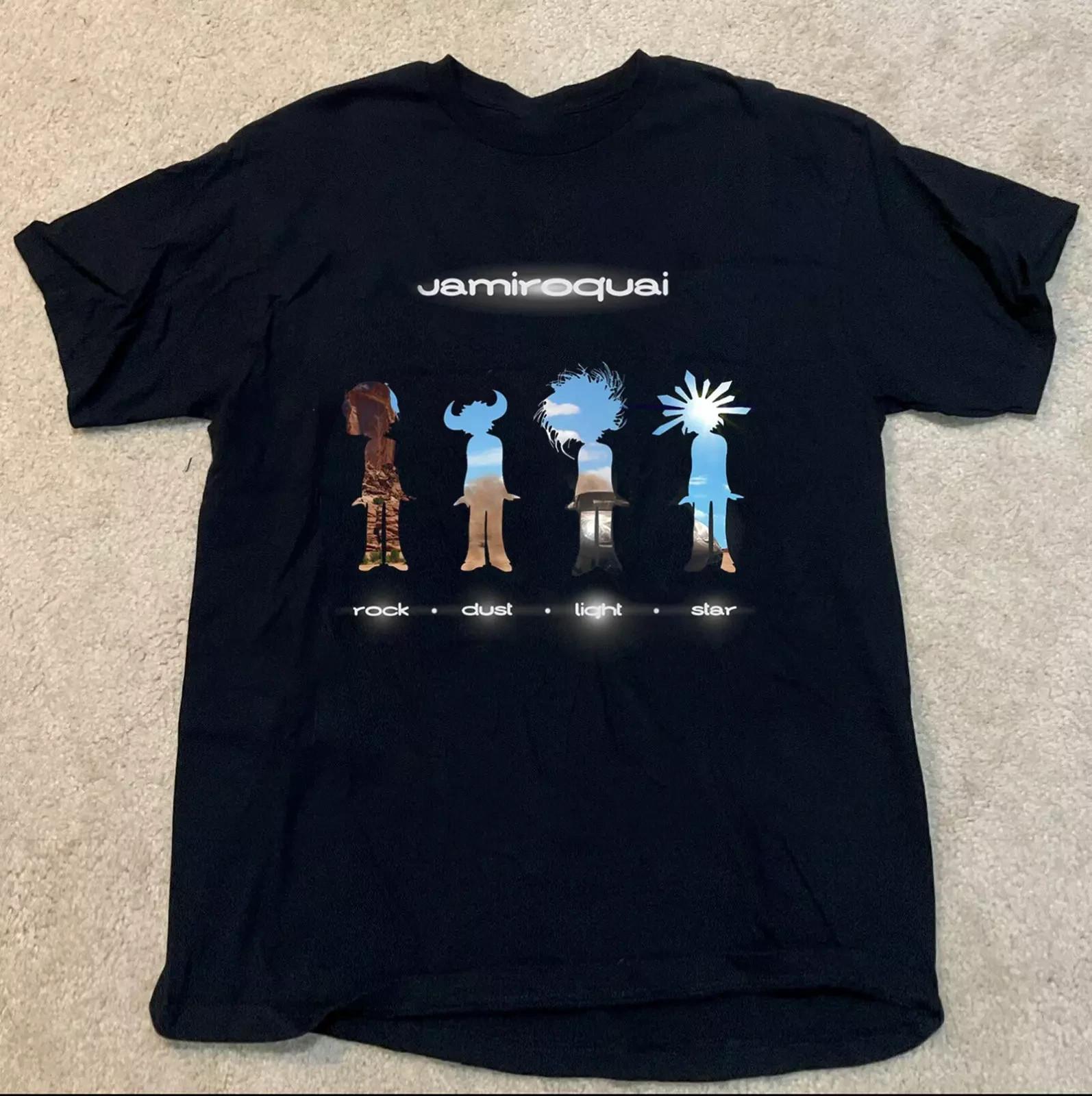 Jamiroquai Band Rock Dust Light Star Футболка Полный размер S-4XL 3XL