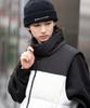 WEGO Puffer Cold Weather Clothing with Size White Men's 2-Way Vest, Outerwear, Hood, Streetwear, Outdoor, Gift, Fall/Winter Clothing, M,