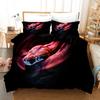 Nightmare Before Christmas  Duvet Cover with Pillow Cover Bed Sets Jack and Sally 3D Skull Christmas Bedding Set Bedroom Decor