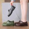 Unisex Koreaanse Stijl Waterdichte Antislip Korte Regenlaarzen - Modieuze Rubberen Schoenen voor Elk Seizoen met Lage Schacht