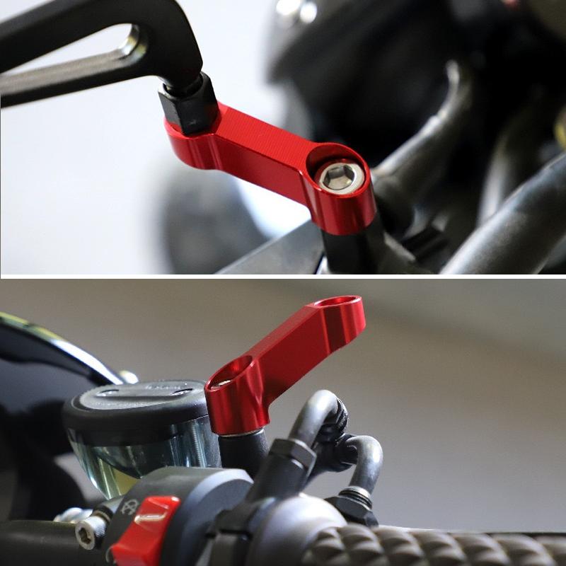 Motorcycle Rearview Mirrors Extension Riser Extend Adapter Mirror Extender Adapters Riser Supplies Rear View Base Mirrors