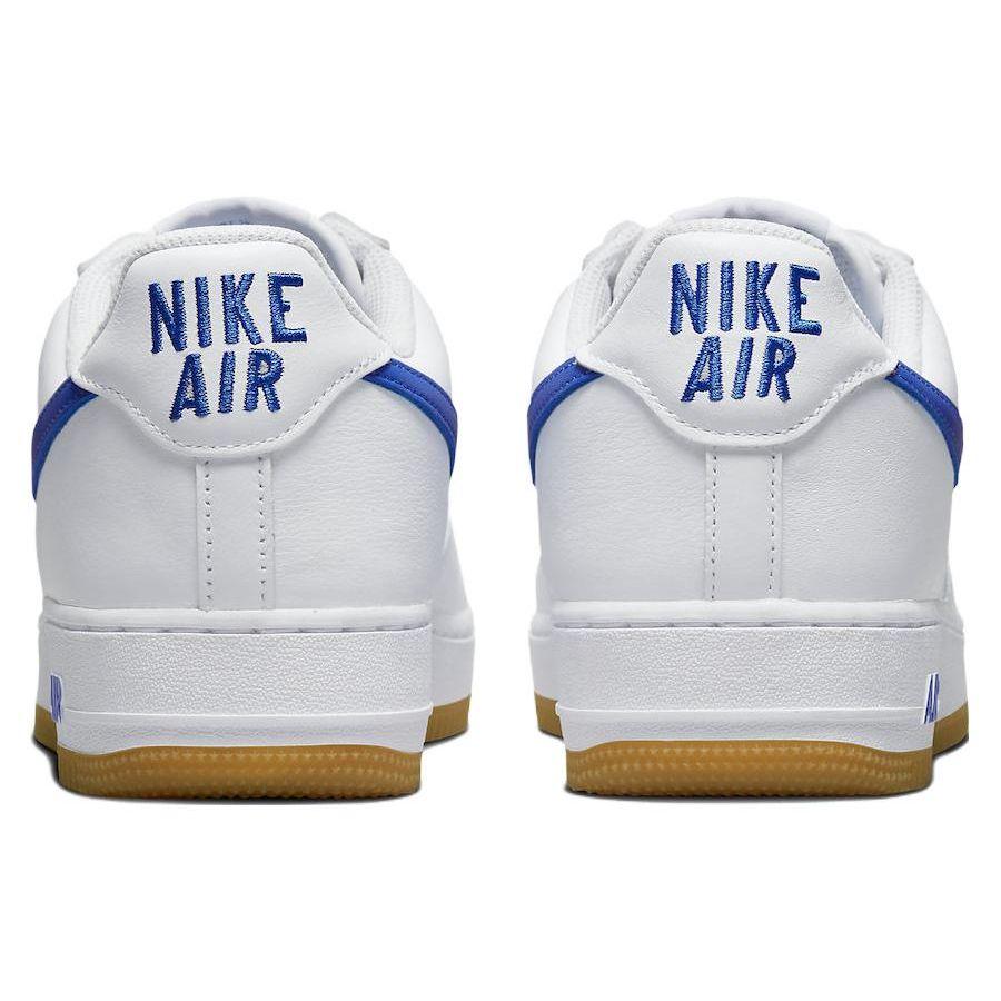 Nike Air Force 1 Low Color of the Month - Weiß Königsblau Unisex Sneaker Varsity-Royal Gummi-Gelb DJ3911-101