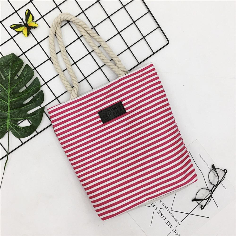 Женская сумка через плечо из холста модная женская сумка из пеньковой веревки портативная холщовая сумка красный 1460₽