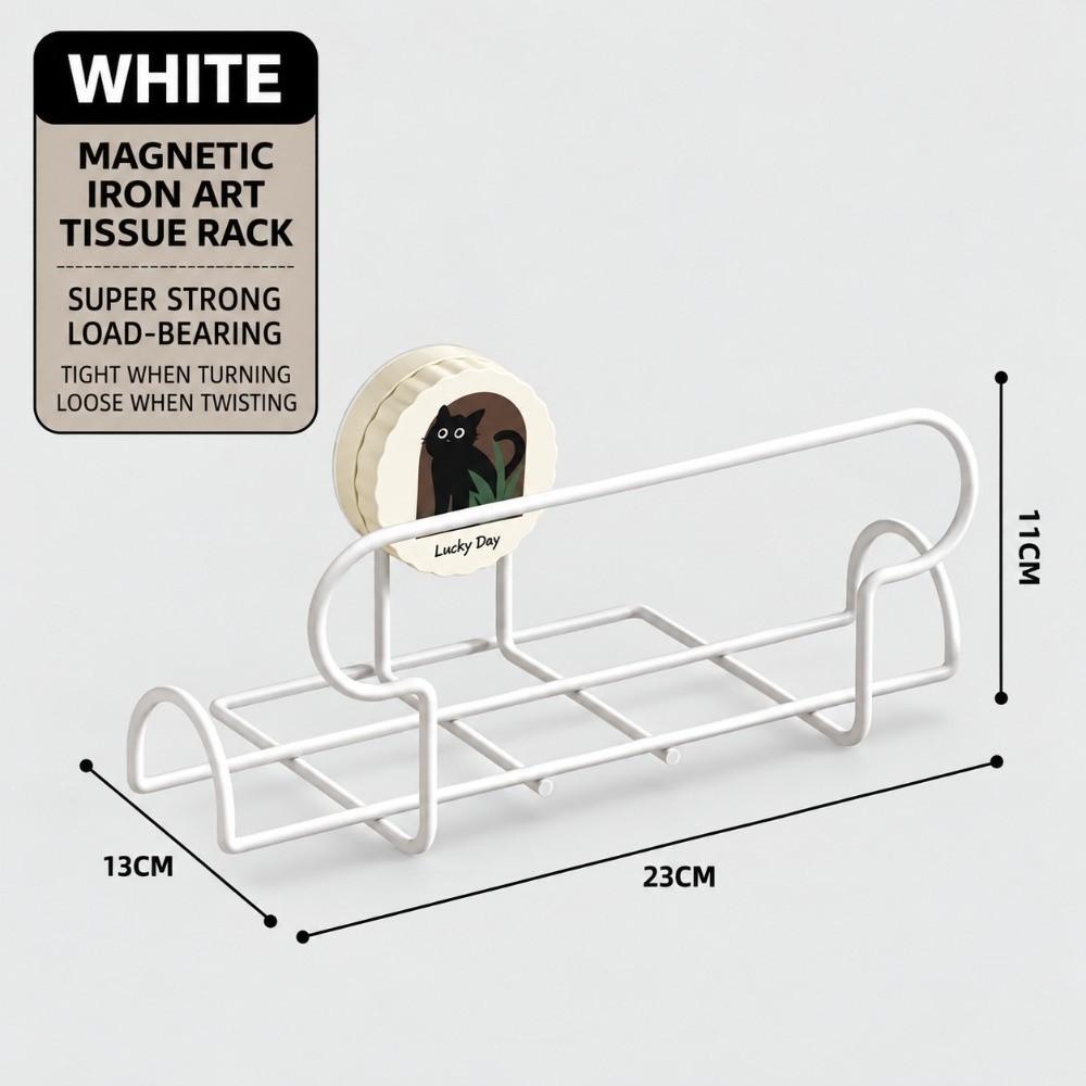 Rust Resistant Paper Holder No Drill Installation Wet Wipe Storage Rack Kitchen Bathroom