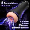 Male Masturbator Penis Pump Adult Sex Toys with 4 Sucking 9 Vibration Modes LED Display Pocket Pussy Realistic Vagina for 18 Men