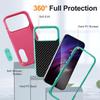For iPhone 17 Pro Max Case Rugged Bumper Hybrid 3in1 Candy Color Shockproof Phone Stand Cover For iPhone 16 15 14 13 Pro Max 17e 16e