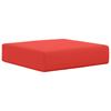 Outdoor Seat Cushion Red 40 x 40 x 8 cm 100percent  Polyester