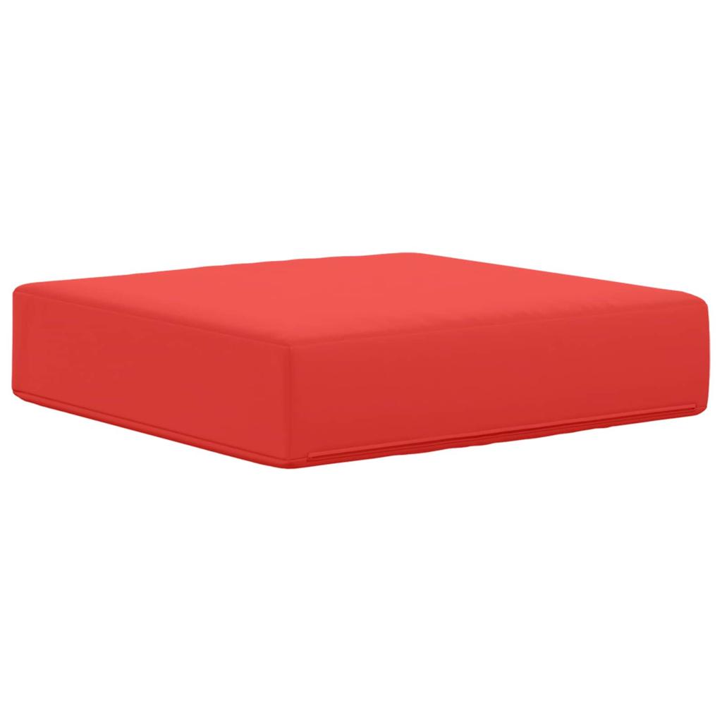Outdoor Seat Cushion Red 40 x 40 x 8 cm 100percent Polyester