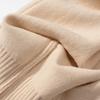 Korean Style Solid Color Casual Stand Collar Loose Knit Cardigan