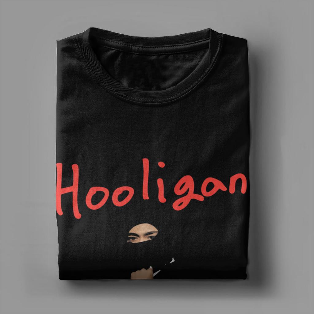 Unisex TShirt Hooligan Concert Creative Cotton Tee Shirt Short Sleeve T Shirts Crewneck Clothes Gift Idea